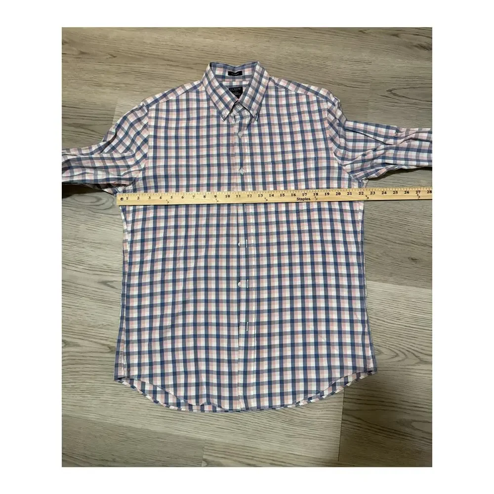 J. Crew Classic Flex Classic Men's Shirt Button Down Sz Medium Cotton Casual